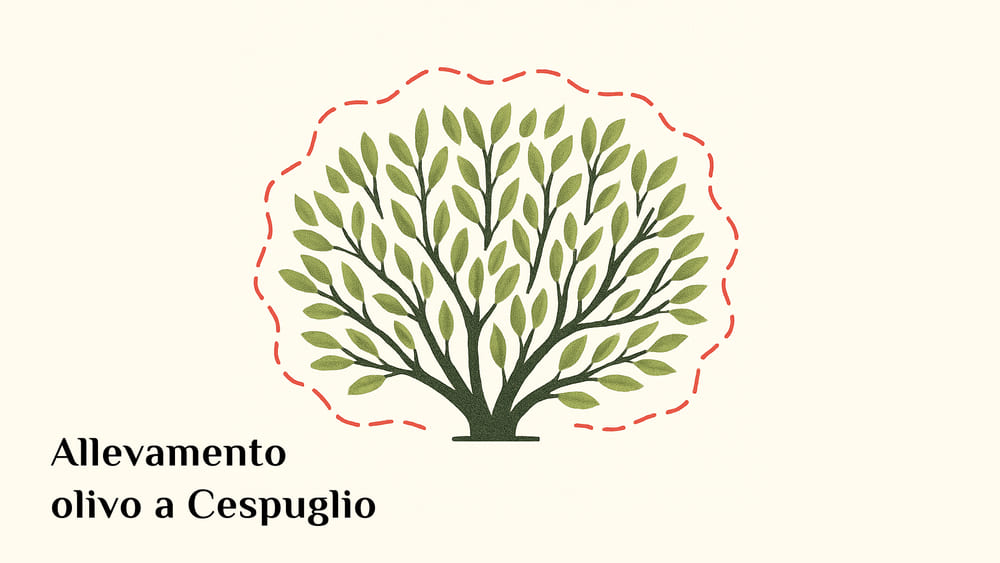 Allevamento olivo a cespuglio
